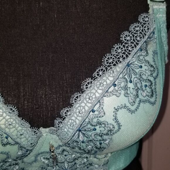 Vtg Warner's Lace & Satin Shine-on  Bra 34B - Picture 8 of 10